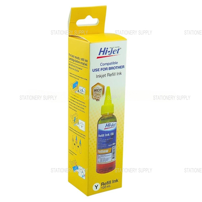 น้ำหมึก ไฮเจ็ท สำหรับเครื่อง บราเดอร์ WBHBY 100ml. สีเหลือง
