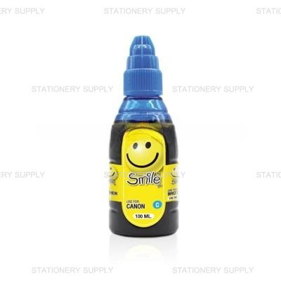 Smile น้ำหมึกเติมสำหรับ แคนนอน สีฟ้า 100 ml