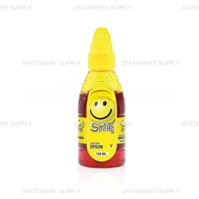 Smile น้ำหมึกเติมสำหรับ เอปสัน สีเหลือง 100 ml
