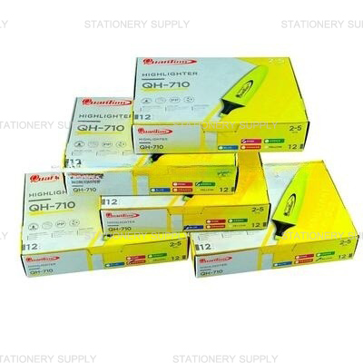 ปากกาเน้นข้อความ ควอนตั้ม No.QH-710 สีเหลือง