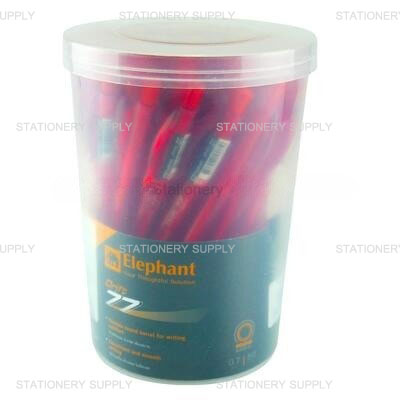 ปากกาลูกลื่น ช้าง ดริฟท์ 77 0.7 สีแดง