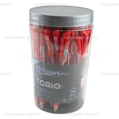 ปากกาลูกลื่น ช้าง รุ่น ดริฟท์ โทริโอะ 0.5 สีแดง