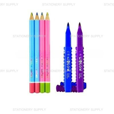 ดินสอ หกเหลี่ยมจัมโบ้ไส้สีเรนโบว์ โคโรเน็ท+สะท้อนแสง