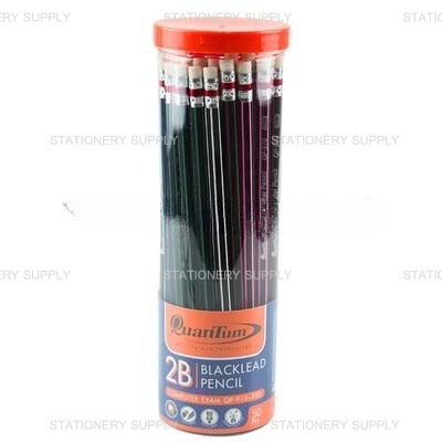 ดินสอดำ ควอนตั้ม 2B QP910+920 (50 แท่ง)