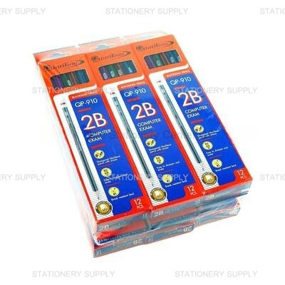 ดินสอเหลี่ยม ควอนตั้ม No.QP-910-2B
