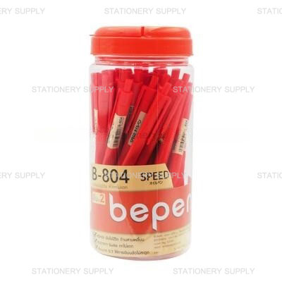 Bepen ปากกาลูกลื่น หมึกสีแดง Speed B-804 0.5