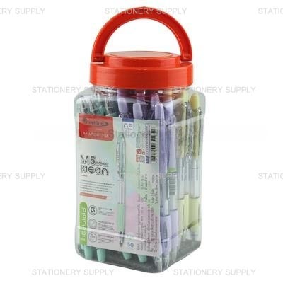 ปากกา ควอนตั้ม M5 MAXX KLEAN  0.5 มม. สีน้ำเงิน-P