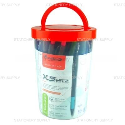 Quantum ปากกา  X5  Hitz 0.5 สีน้ำเงิน (แพ็ค50ด้าม)