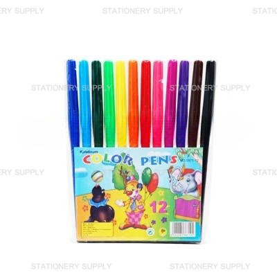 KTS ปากกาสีน้ำ No.1871 12 สี (แพ็ค12ชุด)