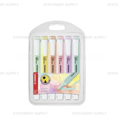 (F_ST) STABILO BOSS เน้นข้อความ Swing Cool Pastel ชุด 6 สี(แพ็ค 1 ชุด)