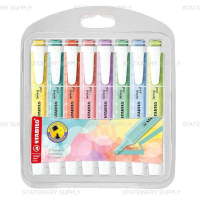 (F_ST) STABILO BOSS เน้นข้อความ Swing Cool Pastel ชุด 8 สี(แพ็ค 1 ชุด)