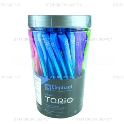 ปากกาลูกลื่น ช้าง รุ่น ดริฟท์ โทริโอะ 0.5 สีน้ำเงิน