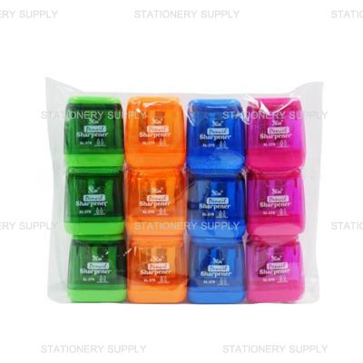 กบเหลาดินสอ 2 รู XL-379 (แพ็ค12อัน)