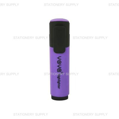 YOYA ปากกาเน้นข้อความ สีม่วง No.1901 (แพ็ค5ด้าม)