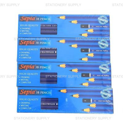 Sepia ดินสอแรเงา 3B No.2004  (แพ็ค144แท่ง)