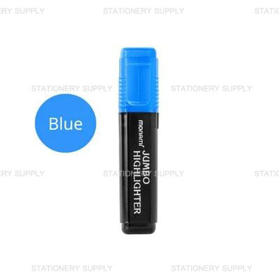 Monami ปากกาเน้นข้อความ จัมโบ้ สีฟ้า (แพ็ค12ด้าม)