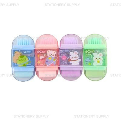 KTS ยางลบ+กบเหลา+แปรง 3 in 1 SC-6014 (แพ็ค12อัน)