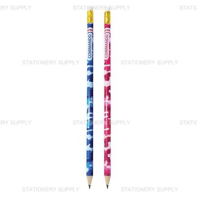 (B_NM) Horse ดินสอดำ HB Commando แฟนซี (แพ็ค50แท่ง)