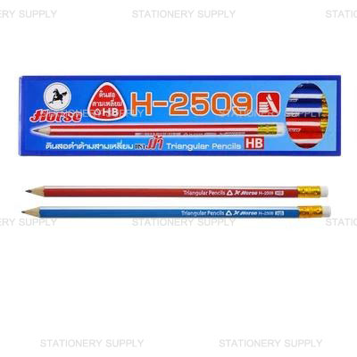 (B_NM) Horse ดินสอเหลี่ยม HB  H-2509 (แพ็ค144แท่ง)