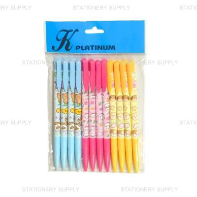 KTS ปากกาลูกลื่น แฟนซี No.468 สีน้ำเงิน (แพ็ค12ด้าม)