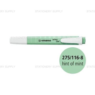 Stabilo Swing Cool ปากกาเน้นข้อความ Pastel สีมิ้น No.275/116 (แพ็ค10ด้าม)