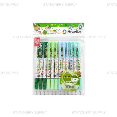 (Pro_Fx) Flex office ปากกาหมึกน้ำมัน สีน้ำเงิน FO-GELB052 0.7 (แพ็ค12ด้าม)