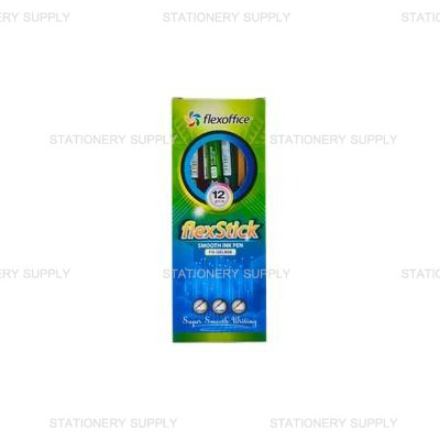 (Pro_Fx) Flex Office ปากกาลูกลื่น สีน้ำเงิน 0.5 FO-GELB08 (แพ็ค12ด้าม)