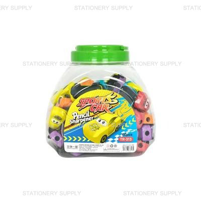 KTS กบเหลาดินสอ 1 รู รูปรถ TR-313 (แพ็ค60อัน)