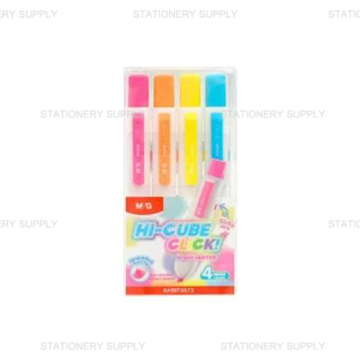 M&G ปากกาเน้นข้อความ 4 สี AHMF0672 (แพ็ค4ด้าม)