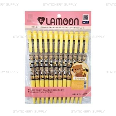 Lamoon ปากกาลูกลื่น สีน้ำเงิน 0.38 LM-1193 (แพ็ค12ด้าม)