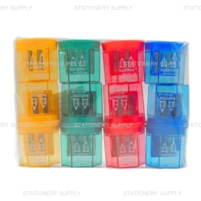KTS กบเหลาดินสอ 2 รู K-3001 (แพ็ค12อัน)