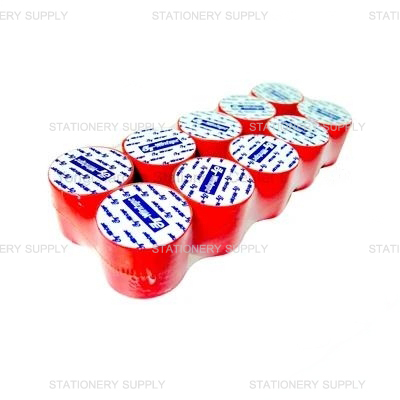 เทปผ้าวินเทป 1.5"x 2 หลา ม้วนเล็ก สีแดง