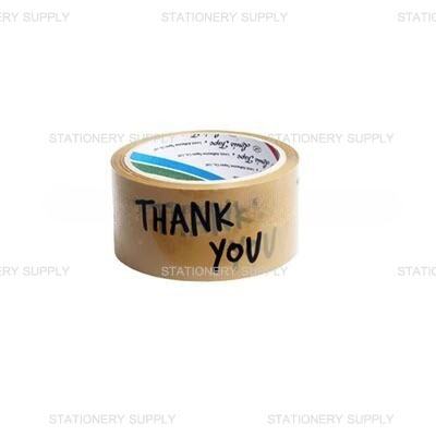 เทปโอพีพี หลุยส์เทป Thank YOU 2 นิ้ว น้ำตาล/ดำ