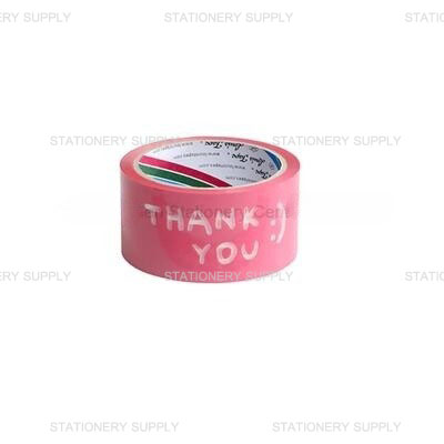เทปโอพีพี หลุยส์เทป Thank YOU 2 นิ้ว ชมพู/ขาว