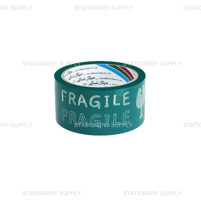 เทปโอพีพี หลุยส์ 2 นิ้ว Fragile 2 นิ้ว  เขียว/ครีม