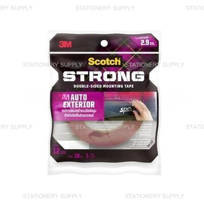 เทปกาว 2 หน้า 3M แรงยึดสูง #408 12 มม.x 10 ม.