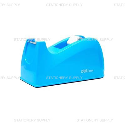 (F_DE) Deli แท่นตัดเทป แกน 1 นิ้ว สีฟ้า No.815A