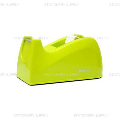 (F_DE) Deli แท่นตัดเทป แกน 1 นิ้ว สีเขียว No.815A