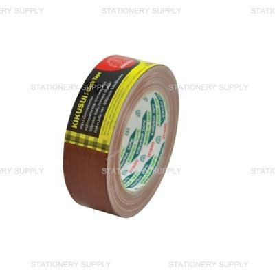 Kikusui เทปผ้า 1.5 นิ้ว x 25 หลา สีน้ำตาล (แพ็ค1ม้วน)