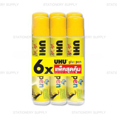 UHU กาวน้ำหัวฟอง 50 ml.(แพ็ค6ขวด)