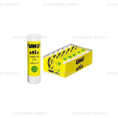 UHU กาวแท่ง 21 กรัม (แพ็ค12แท่ง)