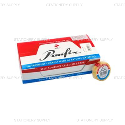 Panfix เทปใส 1/2 นิ้ว x 10 หลา (แพ็ค24ม้วน)
