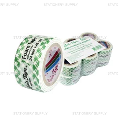 Louis เทปโฟม 2 หน้า 24 มม. x 45 ซม.(แพ็ค12ม้วน)