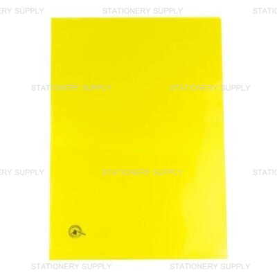 แฟ้มซอง ขวาน A4 สีเหลือง